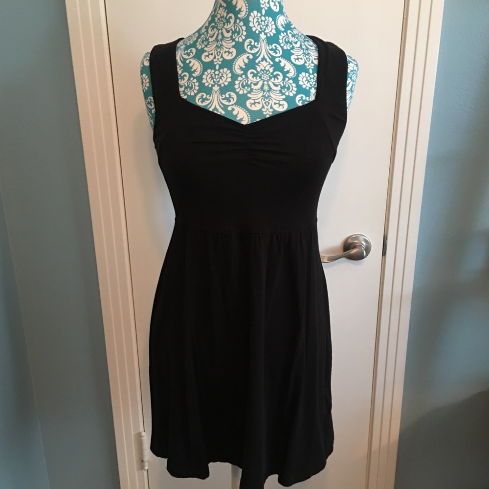 Short Black Dress w/Cutout